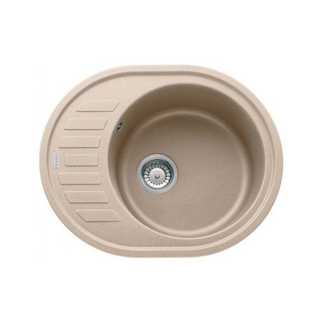 Granitinė plautuvė Franke Ronda, ROG 611-62, užkemšamas ventilis, Beige 1
