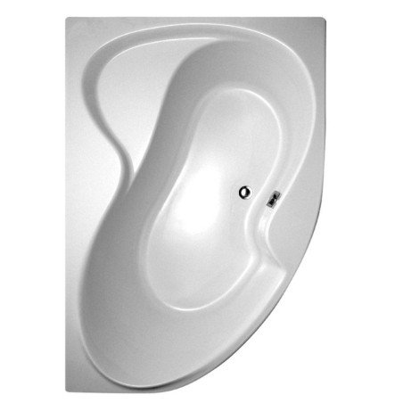 Akrilinė asimetriška vonia Ravak Rosa II, 160x105 cm, dešininė