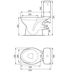WC pastatomas Mito Red su dangčiu 3