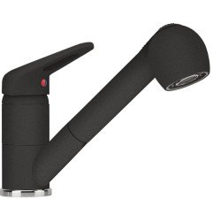 Plautuvės maišytuvas Franke Novara Plus, su ištraukiamu dušeliu, Onyx 1