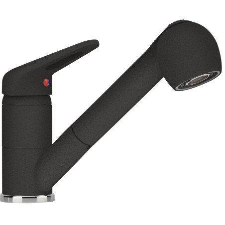 Plautuvės maišytuvas Franke Novara Plus, su ištraukiamu dušeliu, Onyx 1