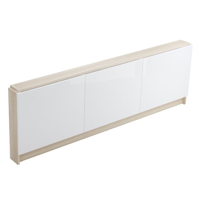 Vonios apdaila Cersanit Smart, priekinė, 170 cm baltas fasadas Vonios apdaila Cersanit Smart, priekinė, 170 cm baltas fasadas
