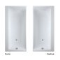 Akrilo vonia Cersanit Smart, 170x80 cm dešininė Akrilo vonia Cersanit Smart, 170x80 cm dešininė