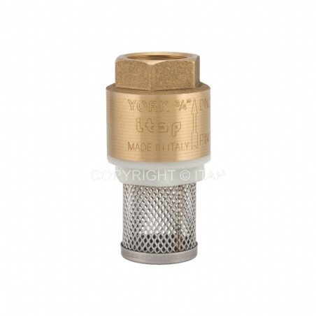 Vertikalus atbulinis vožtuvas ITAP, su nerūdijančio plieno tinkliuku, 3/4'' 1