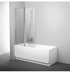 Vonios sienelė Ravak Chrome CVS2 100, kairė, blizgus profilis 1