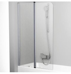 Vonios sienelė Ravak Chrome CVS2 100, kairė, baltas profilis 3