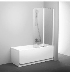 Vonios sienelė Ravak Chrome CVS2 100, dešinė, baltas profilis 1