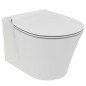 WC pakabinamas Ideal Standard Connect, Air Rimless, su paslėptais tvirtinimais