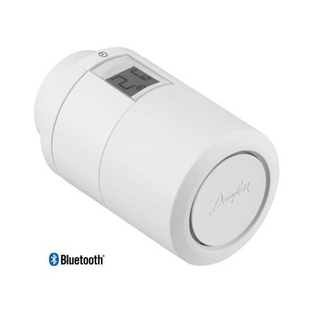 Elektroninis radiatoriaus termostatas Danfoss Eco Bluetooth, su RA+M30+RAV+RAVL adapteriais