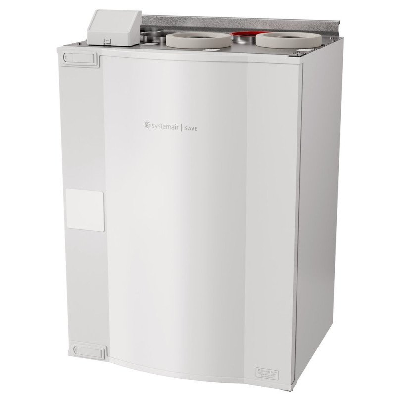 Rekuperatorius SystemAir Save, vertikalus, rotacinis, VTR 250, 1000W, kairinis Rekuperatorius SystemAir Save, vertikalus, rotacinis, VTR 250, 1000W, kairinis