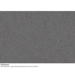 Po stalviršiu montuojama granitinė plautuvė Franke Kubus 2, KNG 110-52, Steingrau