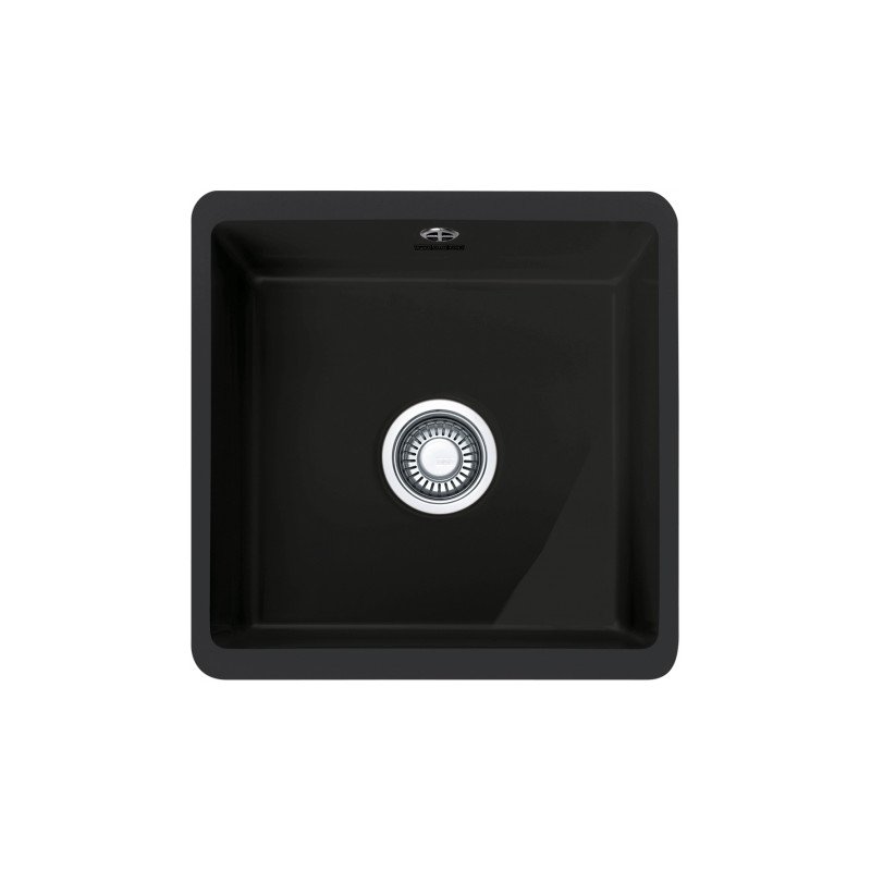 Po stalviršiu montuojama keraminė plautuvė Franke Kubus, KBK 110-40, Anthrazit Matt