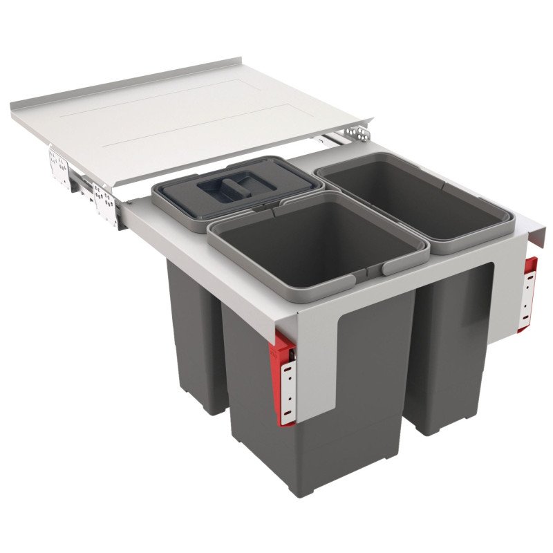 Šiukšliadėžė FRANKE, Sorter Garbo, 50-3, 2x12l.+8l. Šiukšliadėžė FRANKE, Sorter Garbo, 50-3, 2x12l.+8l.
