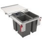 Šiukšliadėžė FRANKE, Sorter Garbo, 50-3, 2x12l.+8l.