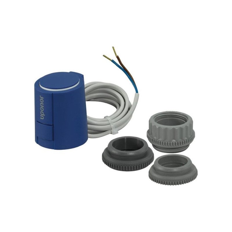 Solenoidinė pavara Uponor, Retrofit 24V NC, 1W, su 3 adapteriais