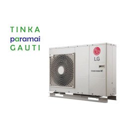 Šilumos siurblys Oras-Vanduo LG Therma V, Monobloc, 9 kW Ø1 1