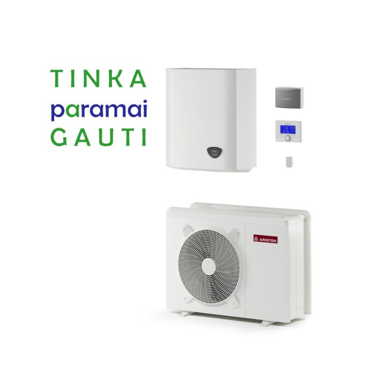 Šilumos siurblys Oras-Vanduo Ariston Nimbus, Plus, 90 S Net 14 kW Φ3, su Wi-Fi