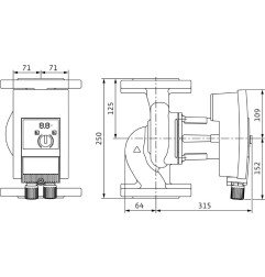 Cirkuliacinis siurblys Wilo Yonos Maxo, 40/0.5-12