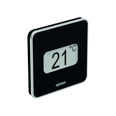 Šildomų grindų automatika Uponor Smatrix Pulse, Termostatas D+RH Style T-169 juodas 1