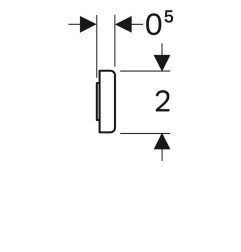 Universalus laikiklis Geberit, magnetinis 5
